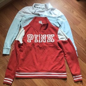 2 Pink sweatshirts